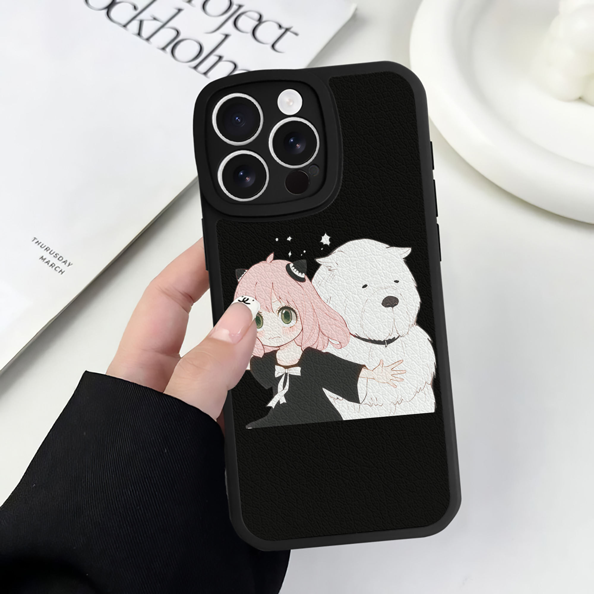 （画像用） SPY×FAMILY间谍家家酒 【iPhone 16シリーズ対応】シリコンスマホケース（レザー調） 材質：シリコン